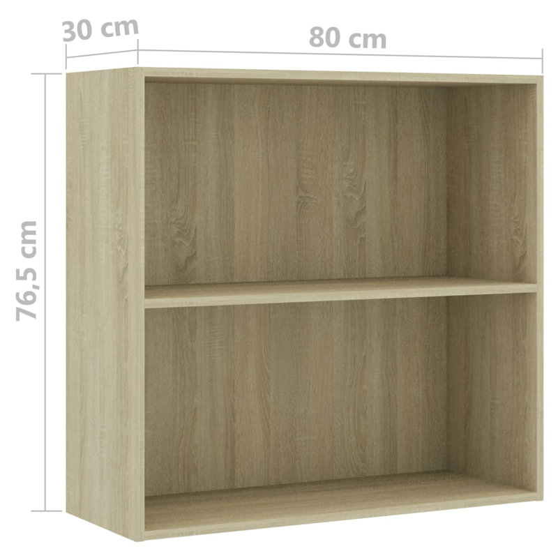 Verini Bookcase, Sonoma oak