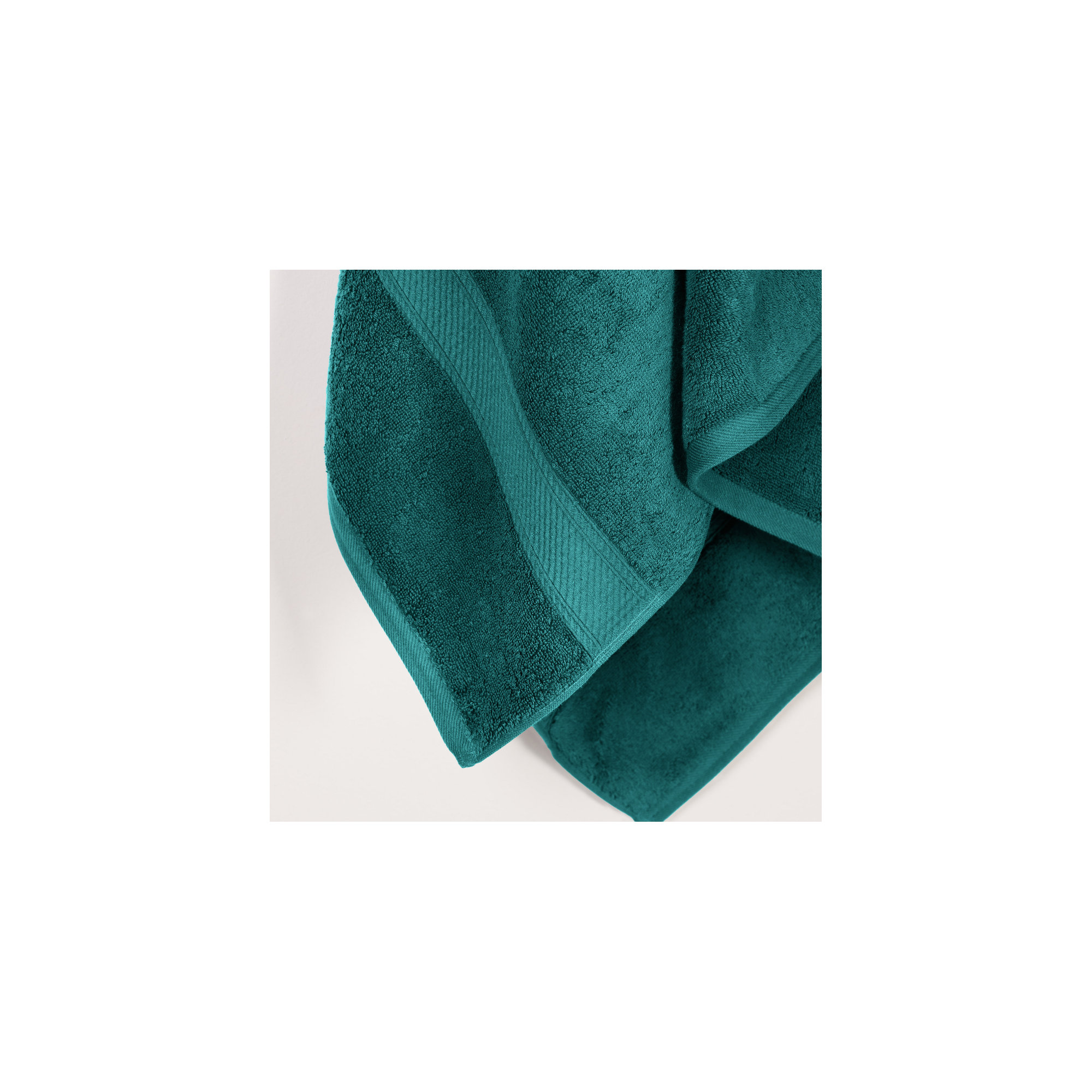Renata 800 GSM 2 Piece Certified Egyptian Cotton Bath Towel Set , Teal