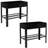 Pinero Galvanized Steel Raised Garden Bed Set of 2 - Black-1922865051-1922863934