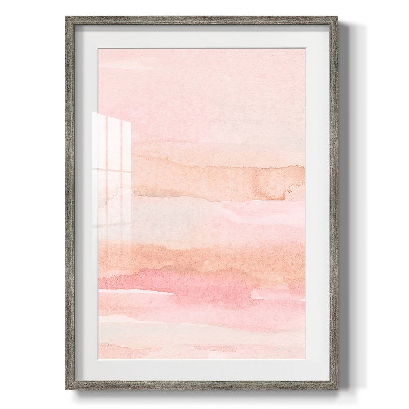 «Rose Fade I», impression encadrée, Vieilli, H 28,5 po x l 20,5 po