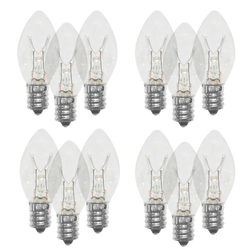 Ampoule à intensité variable 15 watts E12 / candélabre à intensité variable 2500K Himalayan