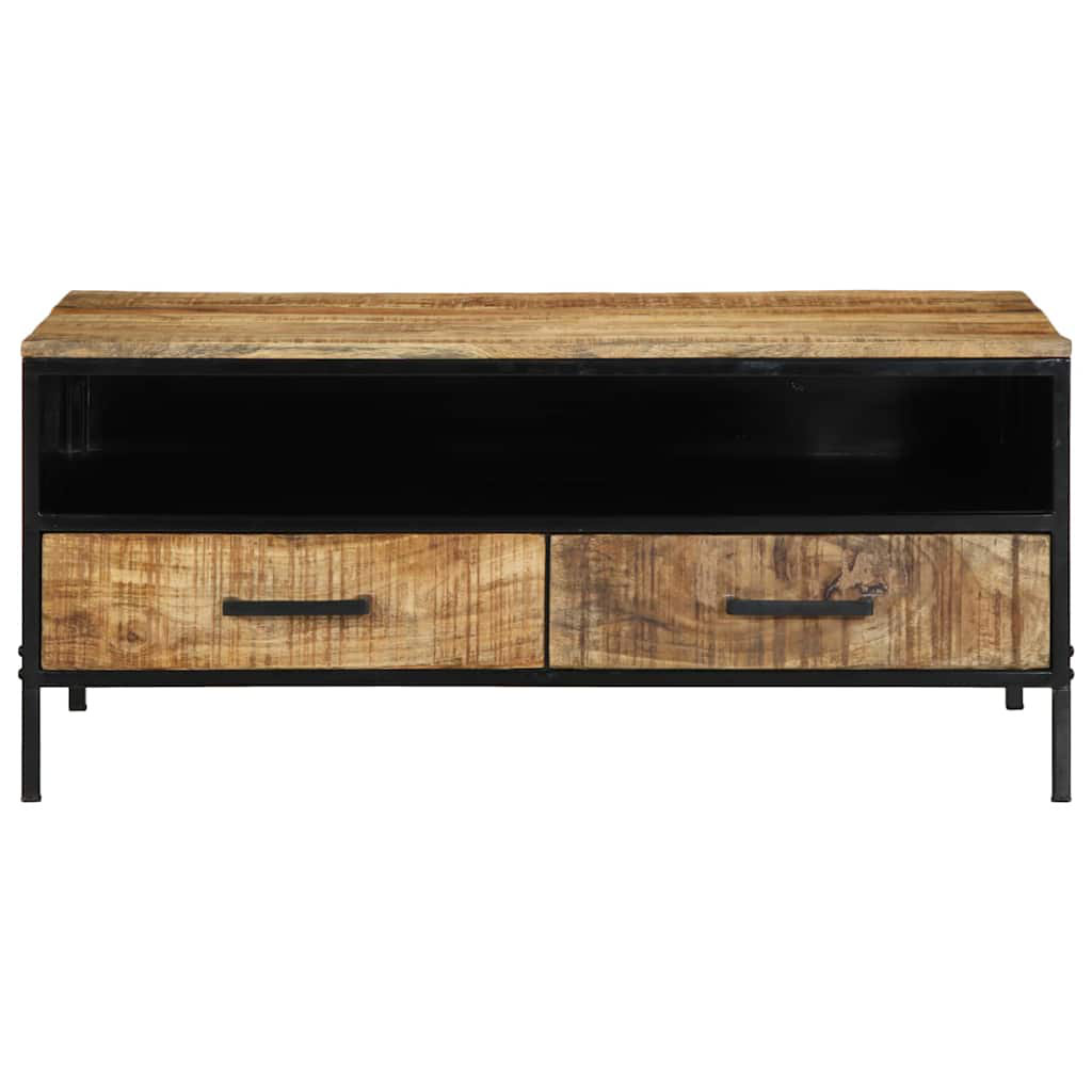 Solid Wood Coffee Table with Storage