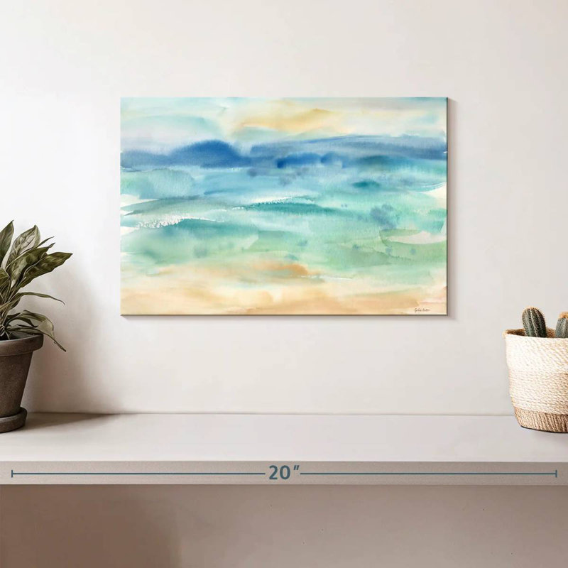 Abstract Seascape I, 8" H x 12" W