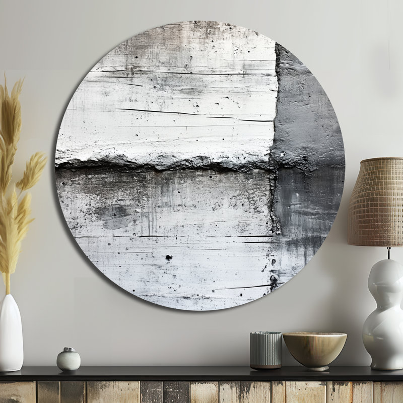 Liggett - Décoration murale abstraite ronde en métal, L 29 po x H 29 po