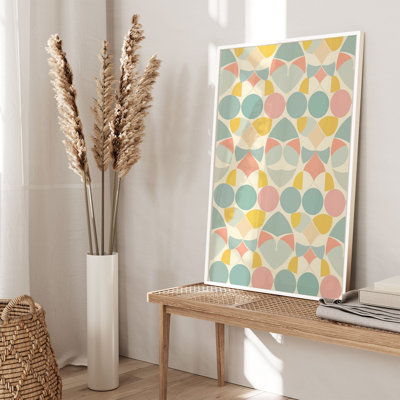 «Abstract Abstract Groovy 70s Motif XVIII», reproduction d'art non encadrée