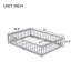 Lit double pleine grandeur avec barrière de sécurité et porte, gris, parfait pour les personnes et les espaces compacts-118038285-118038288