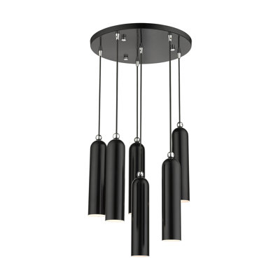 Harly 6 Light Metal Dimmable Pendant
