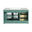 Meuble-lavabo mural avec lavabo en céramique, armoire de rangement flottante avec 3 tiroirs, armoire de salle de bain en bois massif