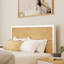 Lauritzen Solid Wood Panel Bed-1970897454
