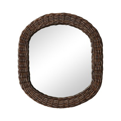 Kingston Oval Rattan Mirror
