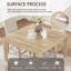 Ensemble de table 5 pièces à hauteur de comptoir avec 4 chaises, parfait pour les espaces compacts et les repas élégants dans la cuisine ou la salle à manger