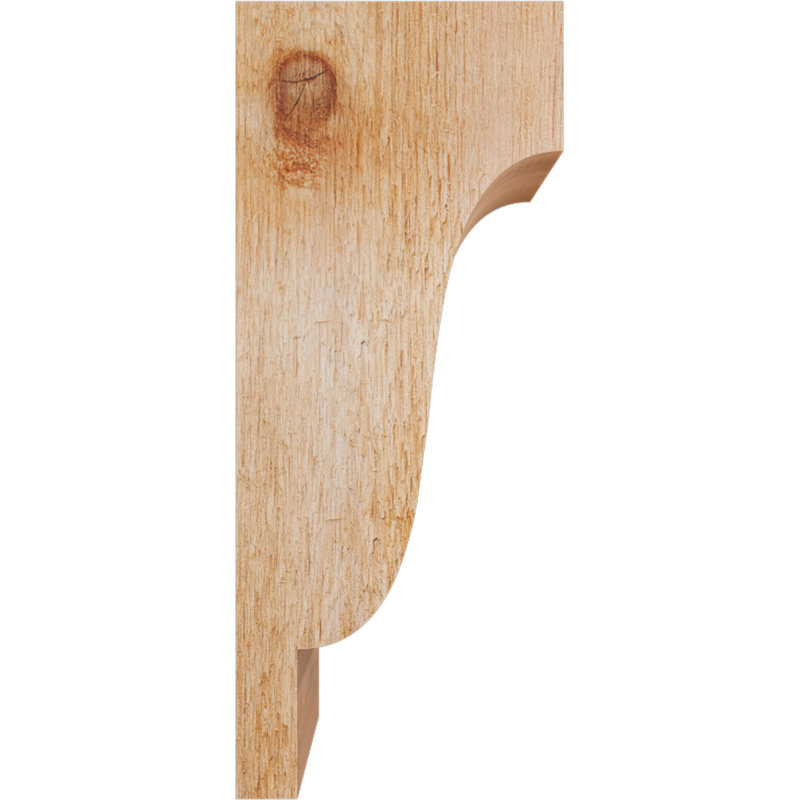 Newport Corbel, H 14 po x l 4 po x P 6 po, Cèdre rouge, Sciage brut