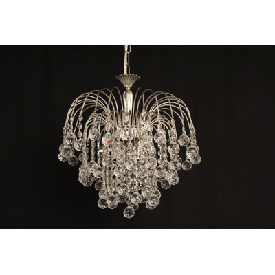 3-Light Crystal Chandelier