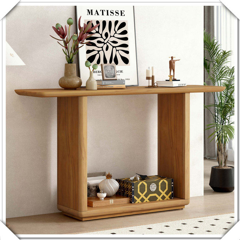 Console Mirod Elegant Minimalist, Brun