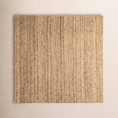 Natural Hand-Woven Jute Rug