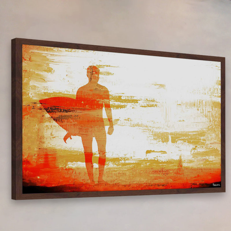 Parvez Taj - Single Picture Frame Painting, 61cm H x 91cm W x 3.81cm D