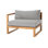 Venice Outdoor Teak One Arm Lounge Chair