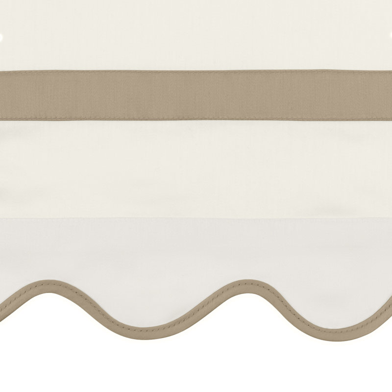 Portofino 100% Cotton Sham, Ivory/Oyster/Candlelight, King