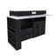 Îlot de cuisine avec table extensible et rotative pour 4-1700927781