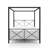 Saarah Metal Canopy Bed-1167327538-1160027778