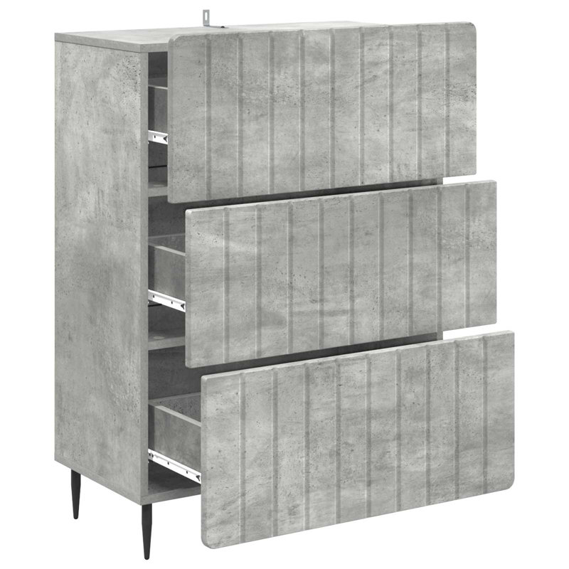 Standard Accent Chest, 92cm H x 66cm W x 34.5cm D, Concrete Grey