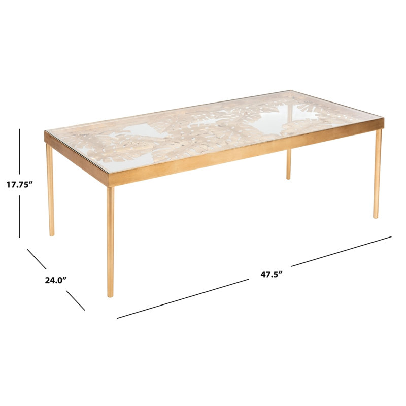Grimes Glass Top Coffee Table