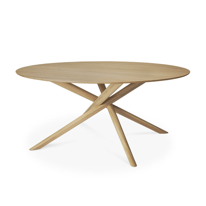 Mikado Round Solid Oak Dining Table