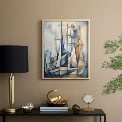 NAUTICAL Series CDXXV Framed Print - Solid Wood