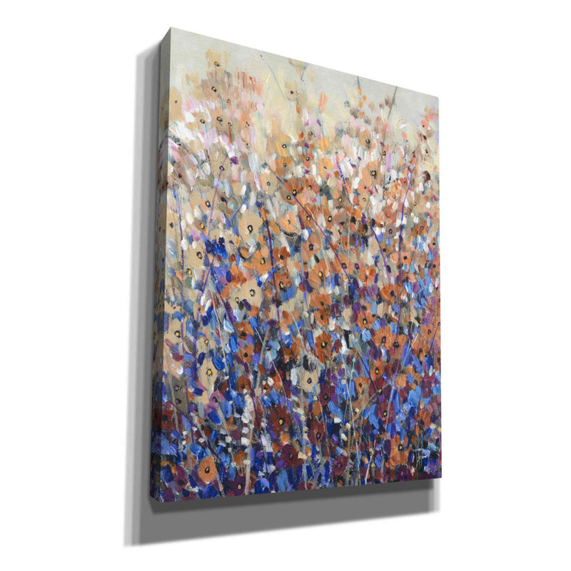 «Fall Wildflowers I» par Tim O'toole, art mural sur toile, H 54 po x l 40 po x P 1,5 po