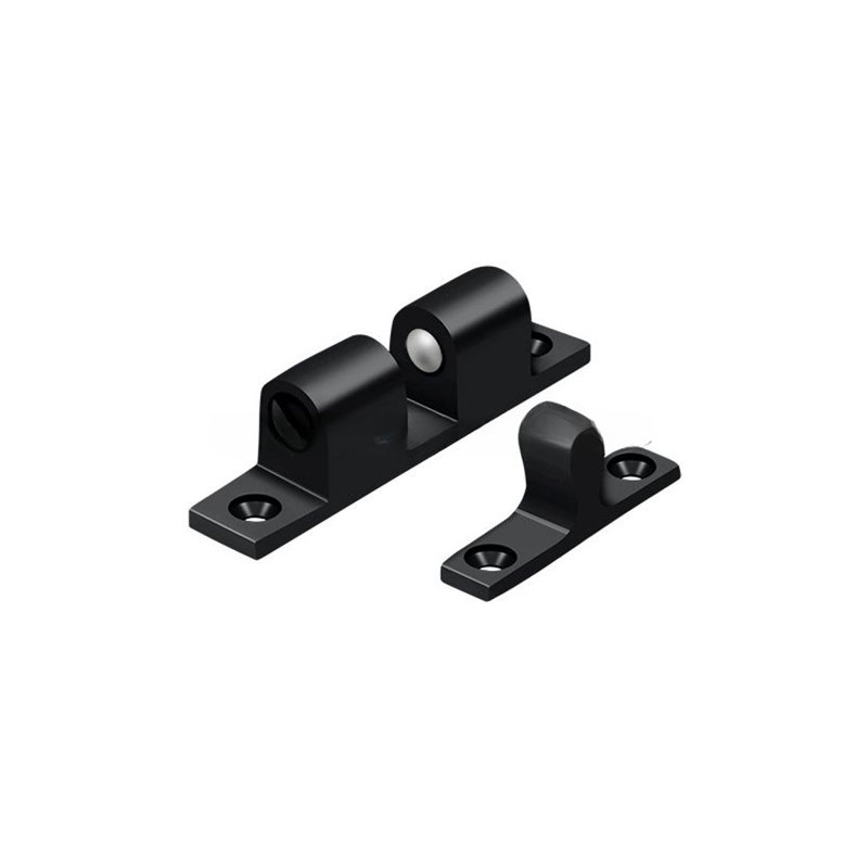 Deltana BTC20CR003 Ball Tension Catch 2-1/4" x 1/2" in PVD Polished Brass, 54" H x 28" W x 28" D, Paint Black