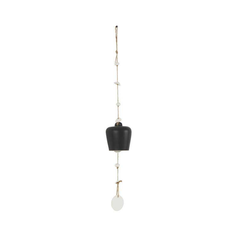 Carillon en cerise fait à la main intérieur et extérieur noir Cherilyn, H 31 po x l 4 po x P 4 po