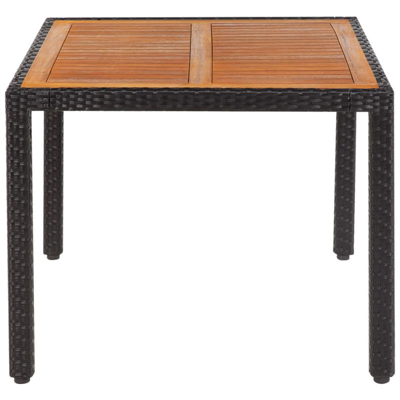 Fraga Square Wicker Outdoor Dining Table , 90cm cm W 90cm cm D