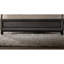 Lit moderne grand, couleur gris rustique, tête de lit transitionnelle, lit de meuble de chambre à coucher en bois avec tête de lit contemporaine et placage de papier