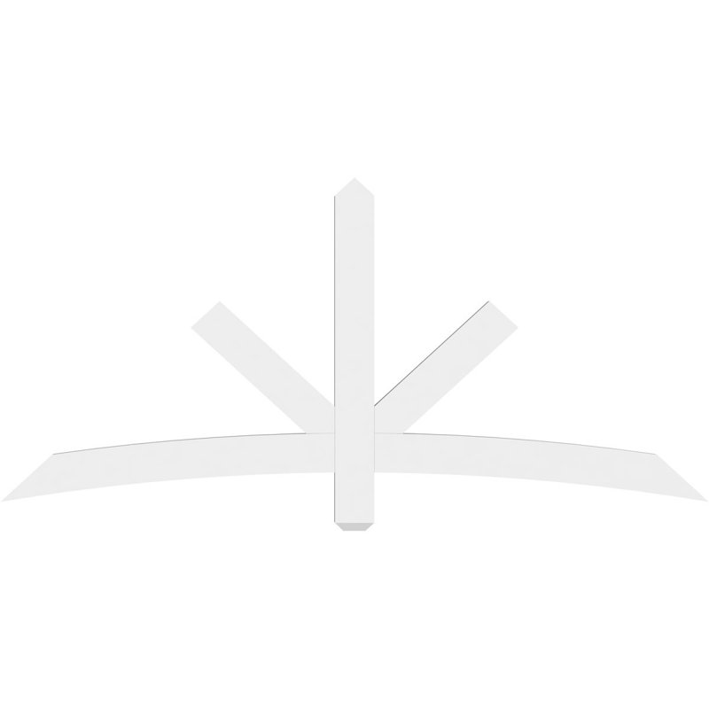 Support de pignon Alberta Alberta, H 33 po x l 72 po (pas 11/12), P 2 po x F 4 po, Signature uréthane