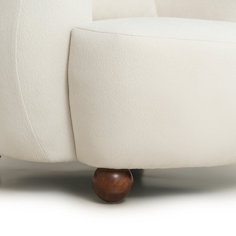 Cloud Soft Accent Chairs, Chenille Fabric 38 Inch Modern Chair For Home