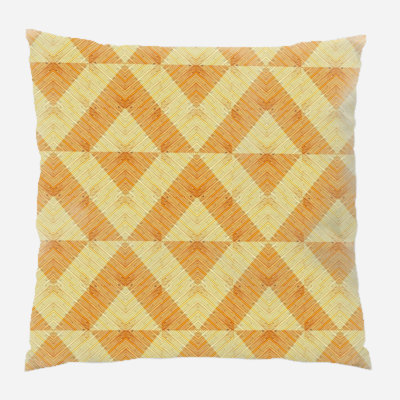 Coussin décoratif en bois