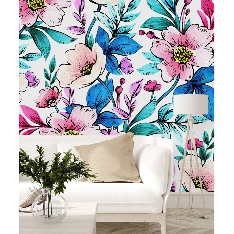 Murale feuilles, L 125 po x L 125 po
