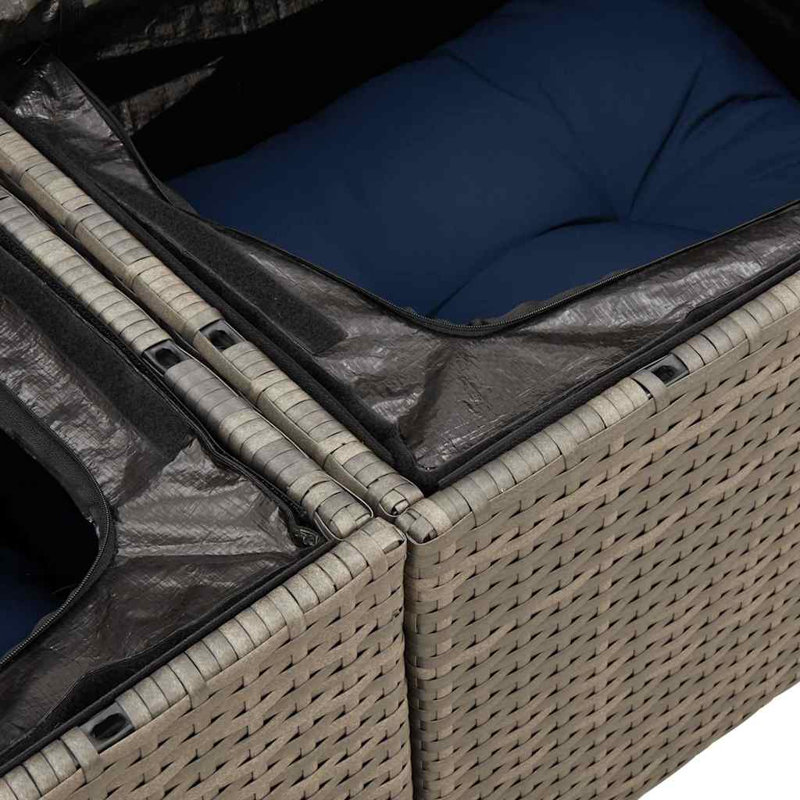 55cm Wide Patio Sofa with Cushions