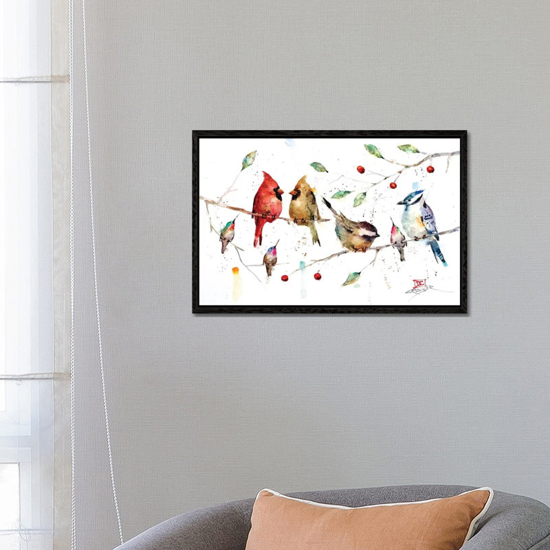 Happy Times by Dean Crouser - Painting on Canvas, 66.04 cm H x 45.72 cm W, Black Framed