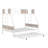 Versatile Metal Bunk Bed with Trundle, Side Ladder, and Guardrail, Offering Ample Storage and Easy Assembly for Bedroom Space Optimization