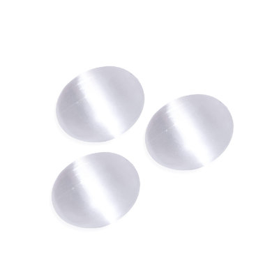 Masiel Selenite Crystal Palm Stones, Natural Reiki & Body Chakra Balancing