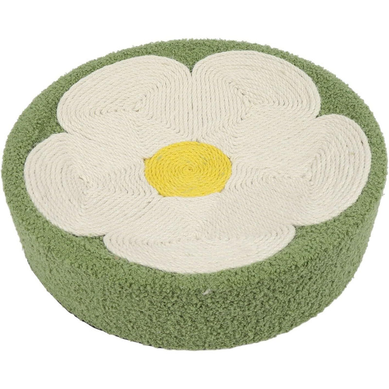 Planche à chat ronde en sisal avec velours et velours
