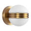 Selene 5-in Gold dimmable LED Wall Sconce-1013477798