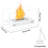 Metal Bio-Ethanol Outdoor Tabletop Fireplace with Flame Guard-102834745