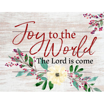 Accent décoratif « Joy to the World »