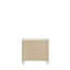 Table de chevet avec finition blanc perle