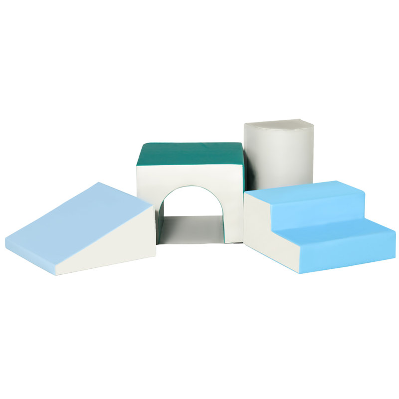 Ensemble de jeu en mousse multicolore de 4 pièces pour tout-petits et enfants