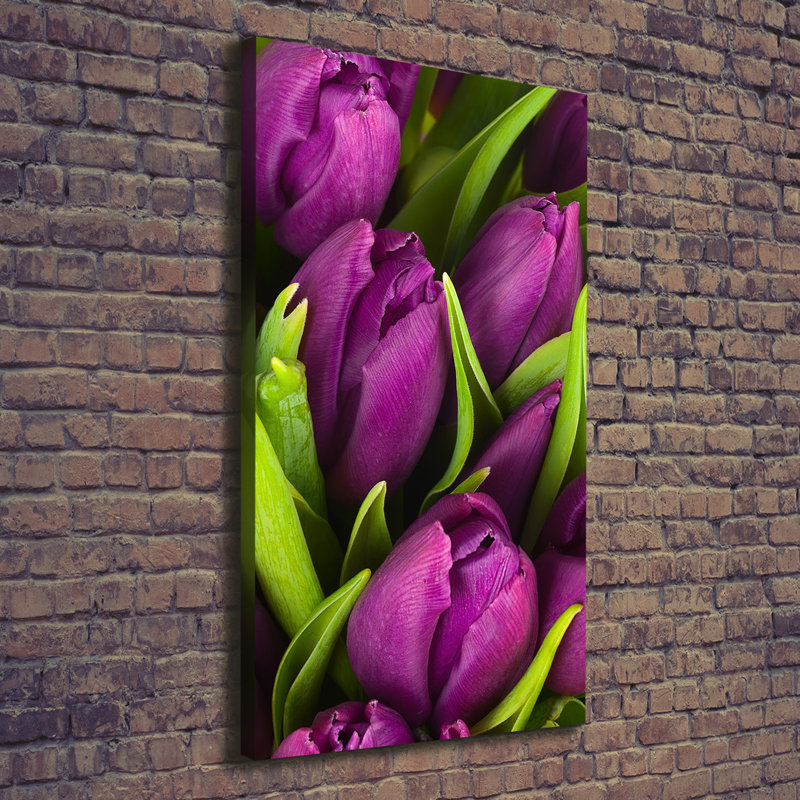 White Tulips - Wrapped Canvas Print