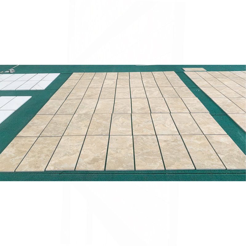 Carreau de marbre naturel beige doré 12 * 24