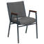 Chaise empilable robuste avec accoudoirs Aliya-727151117
